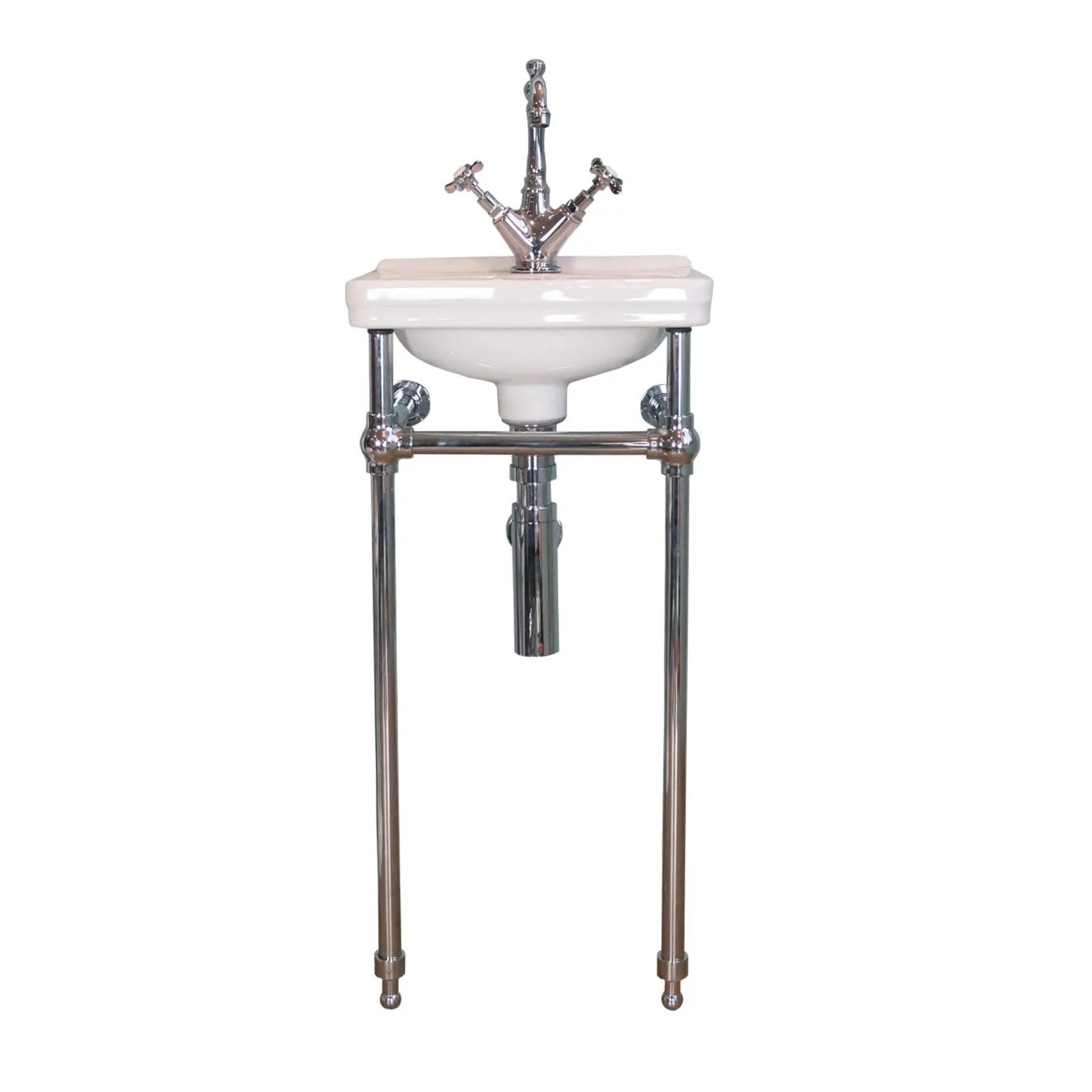 TURNER HASTINGS CLAREMONT NUOVO BASIN STAND CHROME 380MM