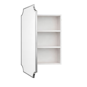 TURNER HASTINGS CLAREMONT CHROME MIRROR SHAVING CABINET 500X800MM