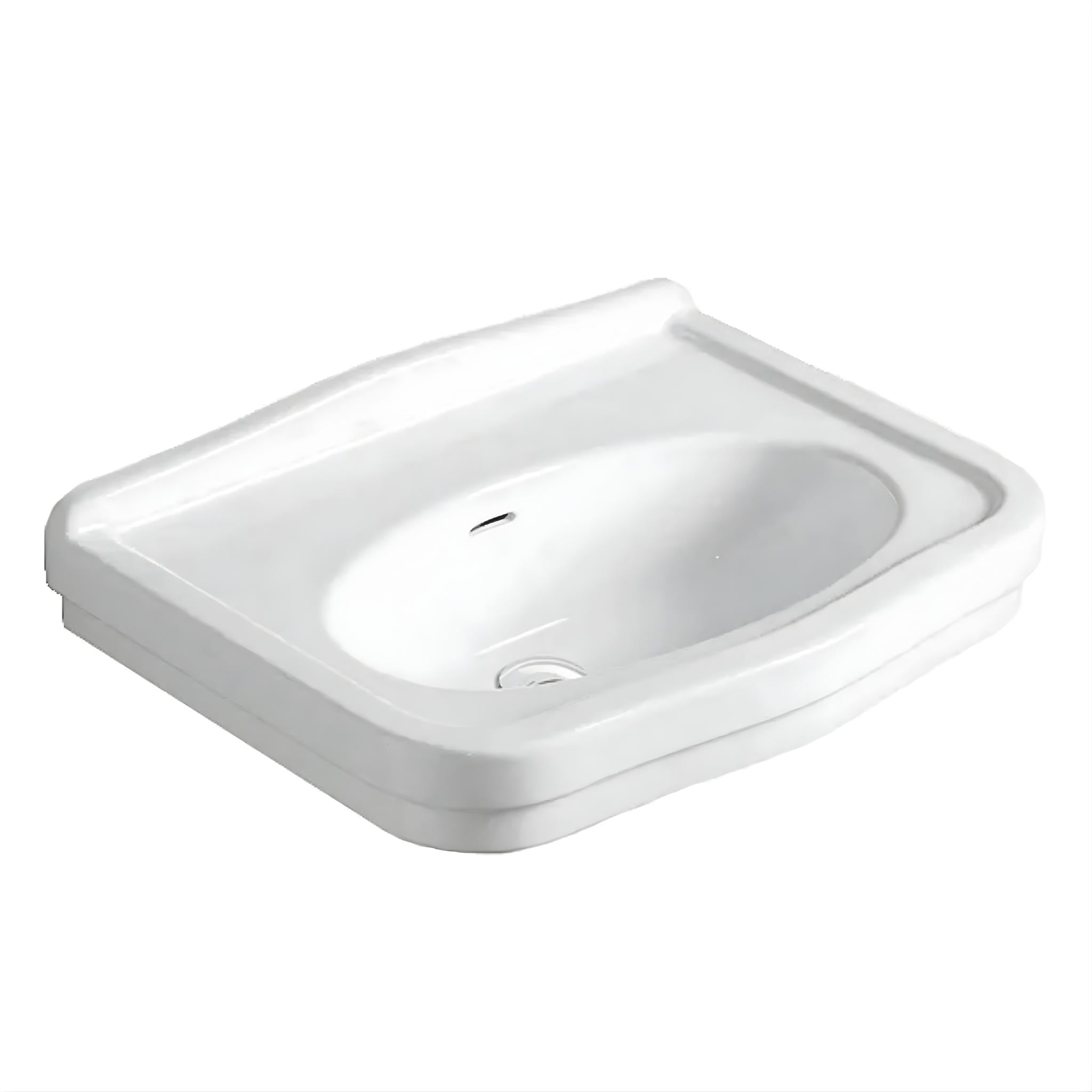 TURNER HASTINGS CLAREMONT WALL HUNG BASIN GLOSS WHITE 680MM