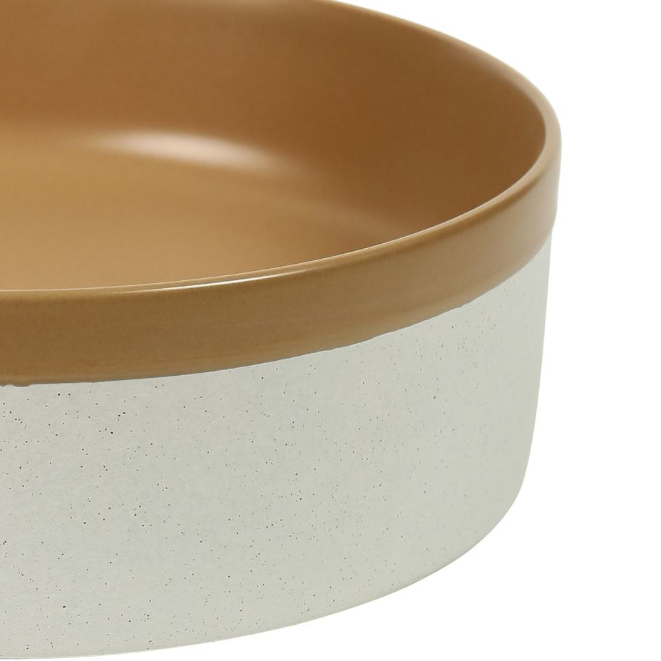 CLAYA COLOUR PLUS ROUND ABOVE COUNTER BASIN LIGHT BROWN 370MM