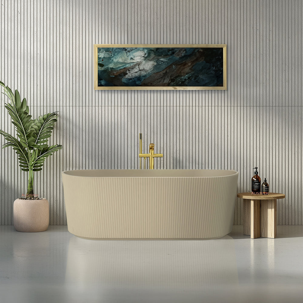 LINSOL CLEO FREESTANDING BATHTUB GINGER (AVAILABLE IN 1500MM AND 1700MM)