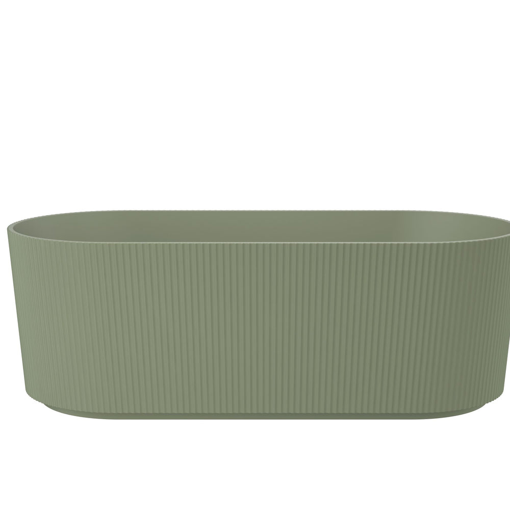 LINSOL CLEO FREESTANDING BATHTUB SAGE GREEN (AVAILABLE IN 1500MM AND 1700MM)
