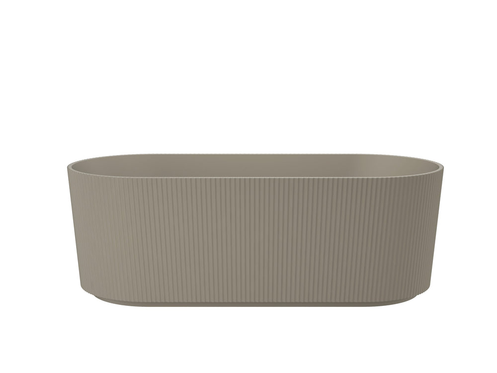 LINSOL CLEO FREESTANDING BATHTUB WARM GREY (AVAILABLE IN 1500MM AND 1700MM)
