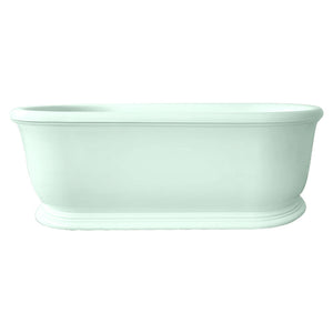 TURNER HASTINGS CAMDEN TITANCAST FREESTANDING OVERFLOW BATHTUB FROSTY MINT 1800MM