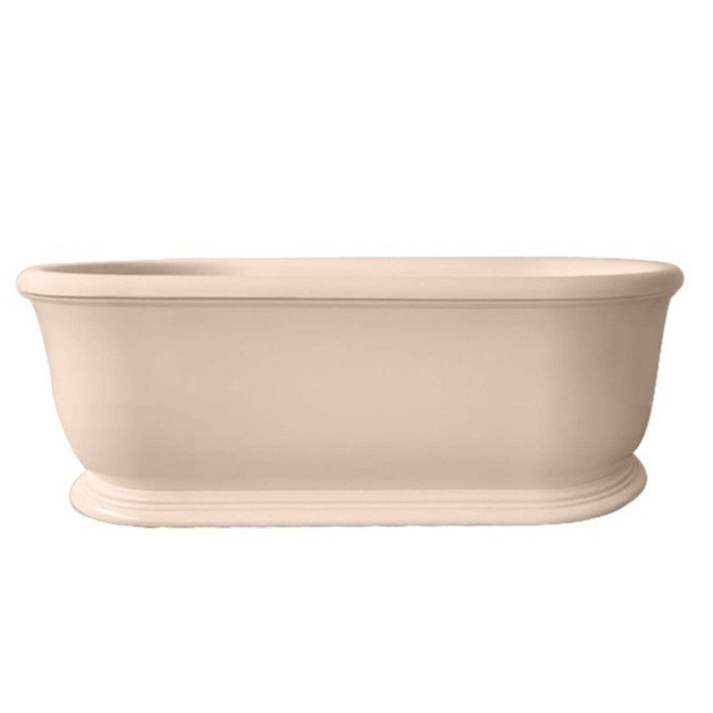 TURNER HASTINGS CAMDEN TITANCAST SOLID SURFACE FREESTANDING BATHTUB SPECIAL FINISH WITH OVERFLOW 1800MM