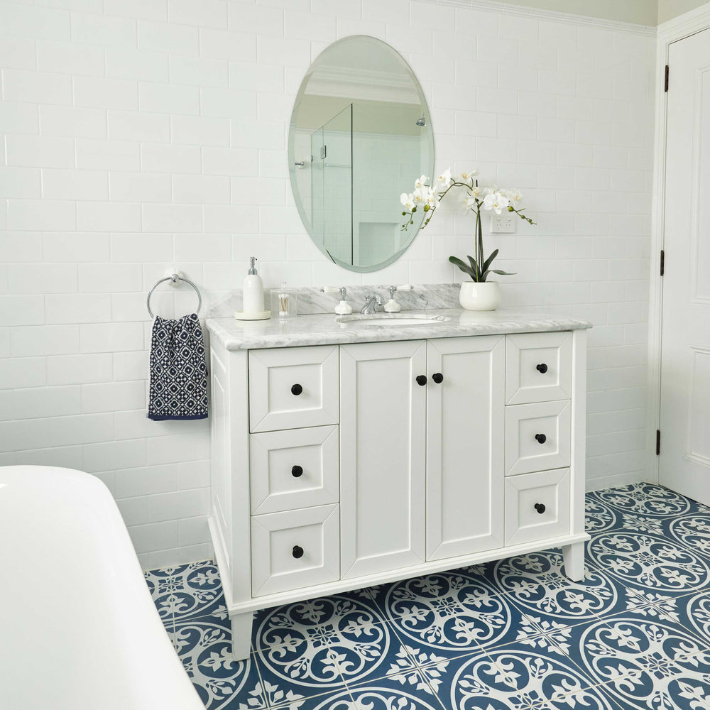 TURNER HASTINGS COVENTRY SATIN WHITE 1200MM SINGLE BOWL FLOOR STANDING VANITY PACKAGE