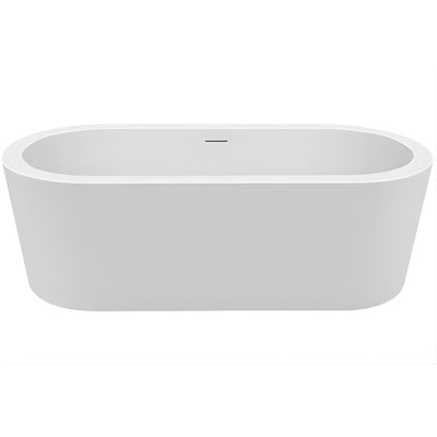 DECINA COOL FREESTANDING BATHTUB WITH INTEGRATED OVERFLOW GLOSS WHITE (AVAILABLE IN 1500MM AND 1790MM)