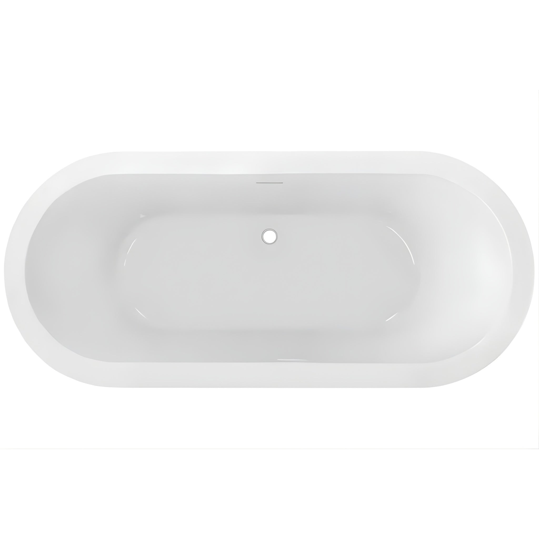 DECINA COOL FREESTANDING BATHTUB WITH INTEGRATED OVERFLOW GLOSS WHITE (AVAILABLE IN 1500MM AND 1790MM)