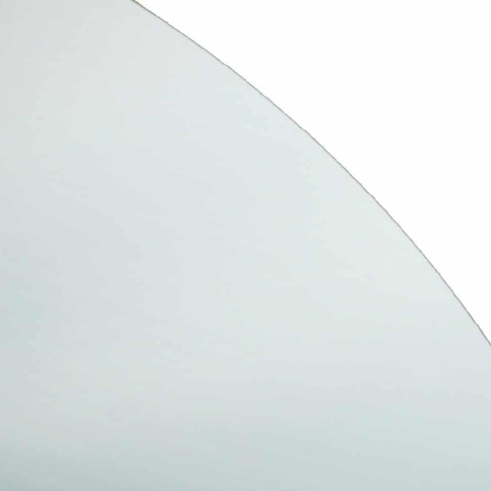 THERMOGROUP ABLAZE OVAL POLISHED EDGE MIRROR WITH DEMISTER 600X800MM