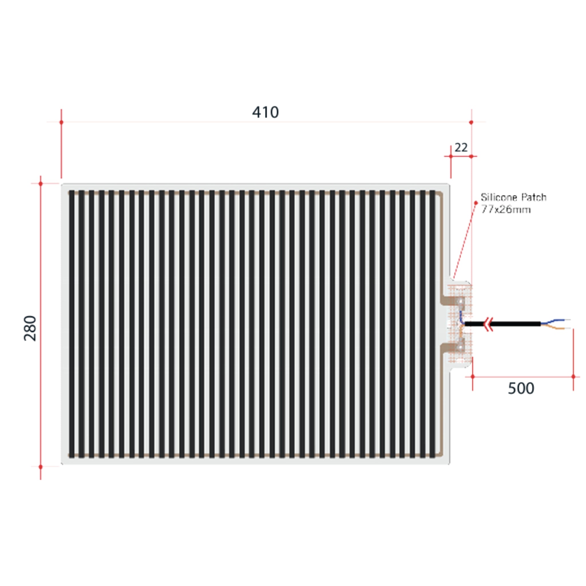 THERMOGROUP ABLAZE OVAL POLISHED EDGE MIRROR WITH DEMISTER 600X800MM