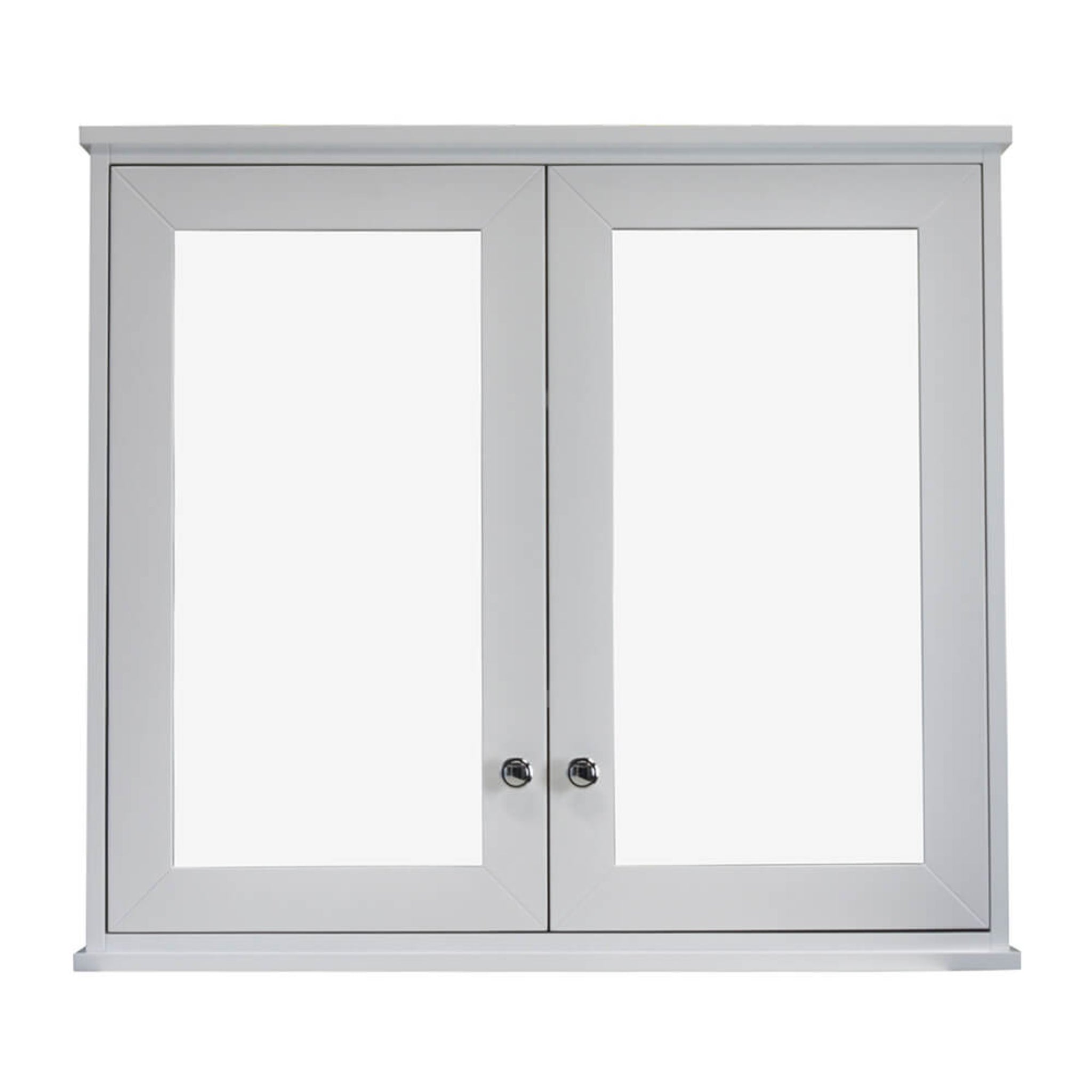 TURNER HASTINGS COVENTRY SATIN WHITE MIRROR SHAVING CABINET 900X810MM