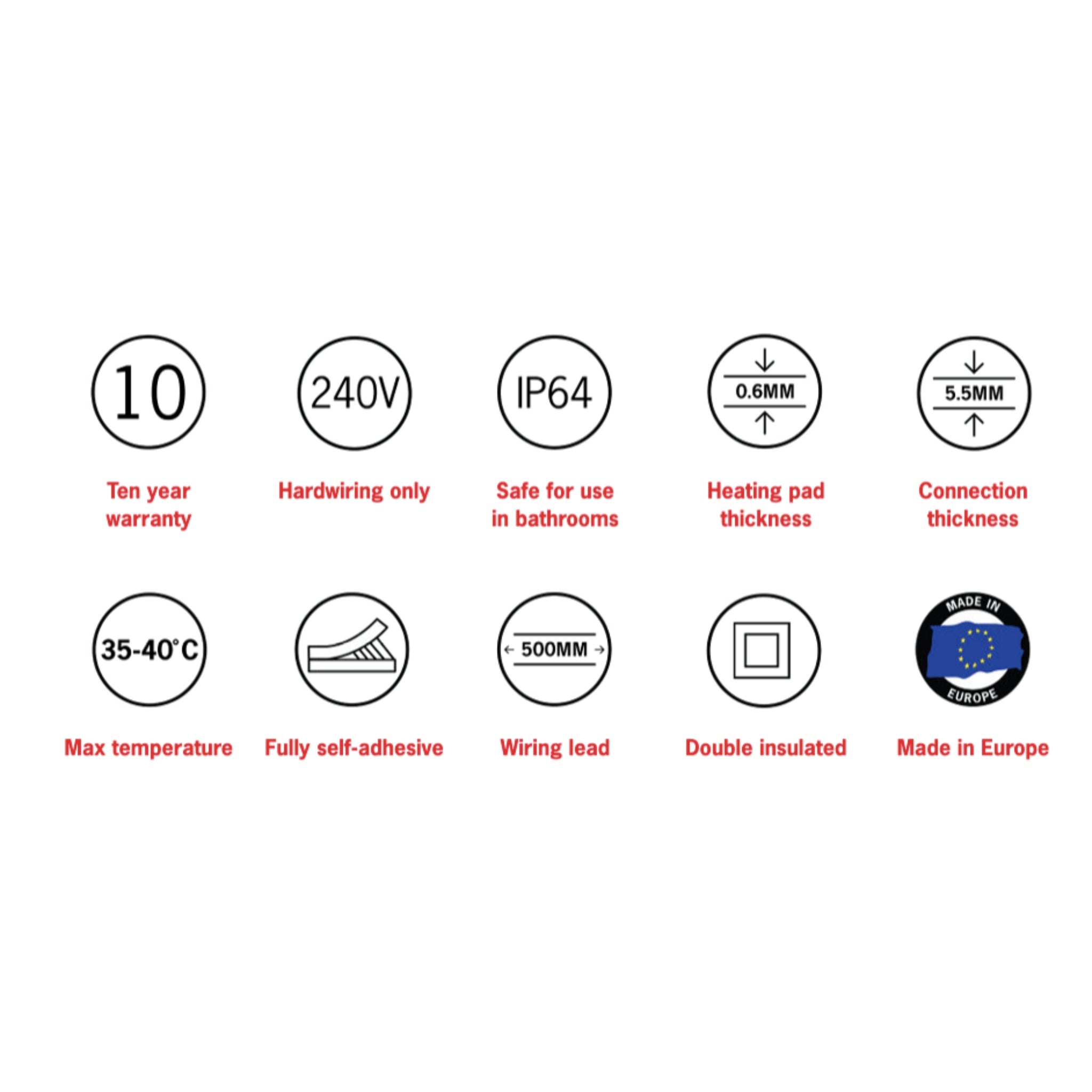 THERMOGROUP ABLAZE OVAL POLISHED EDGE MIRROR WITH DEMISTER 750X900MM