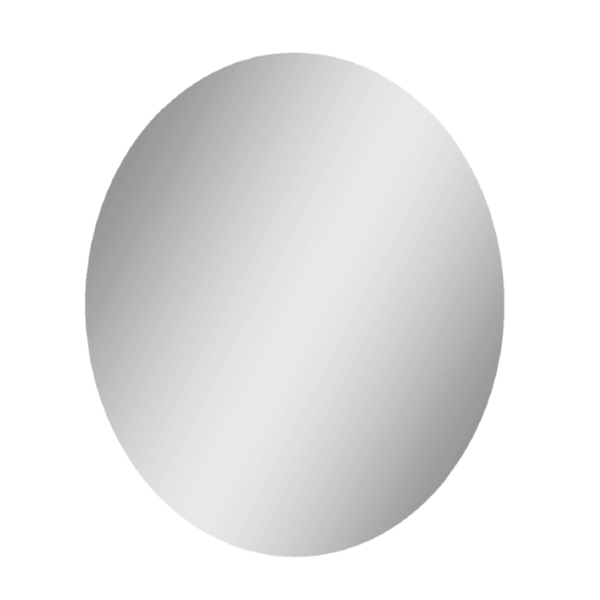 THERMOGROUP ABLAZE OVAL POLISHED EDGE MIRROR WITH DEMISTER 750X900MM