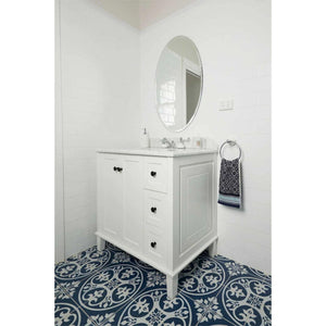 TURNER HASTINGS COVENTRY SATIN WHITE 900MM SINGLE BOWL FLOOR STANDING VANITY PACKAGE