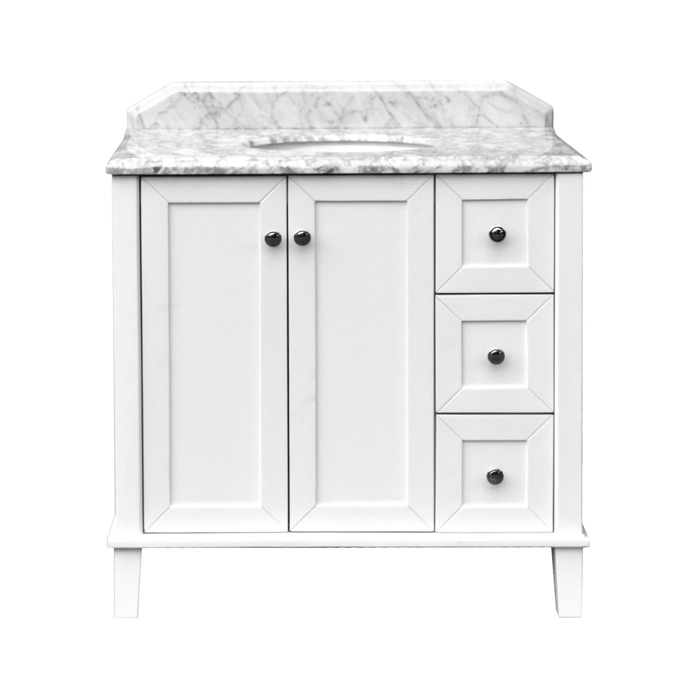 TURNER HASTINGS COVENTRY SATIN WHITE 900MM SINGLE BOWL FLOOR STANDING VANITY PACKAGE