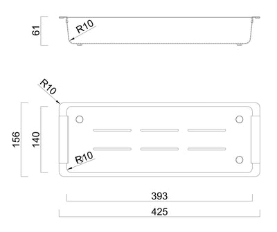 SCHOCK UNIVERSAL COLANDER STAINLESS STEEL