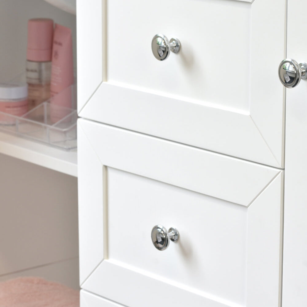 TURNER HASTINGS COVENTRY SATIN WHITE 1500MM DOUBLE BOWL FLOOR STANDING VANITY PACKAGE