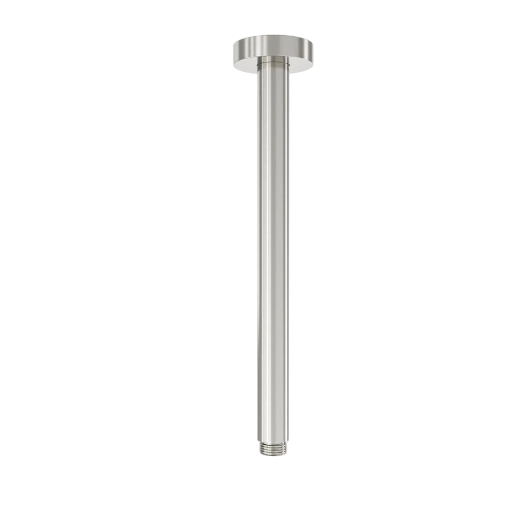 LINSOL CORSICA ROUND CEILING ARM 300MM BRUSHED NICKEL