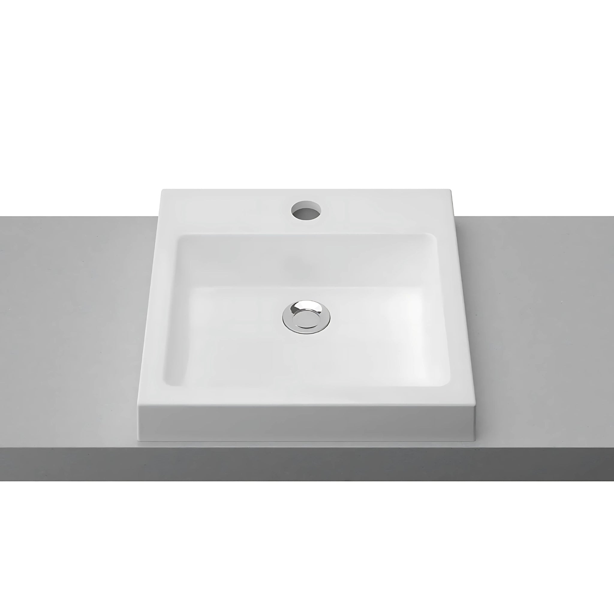 TIMBERLINE COVE GRAND INSET BASIN GLOSS WHITE 460MM