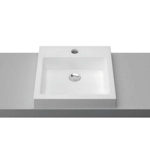 TIMBERLINE COVE GRAND INSET BASIN GLOSS WHITE 460MM