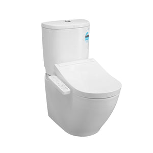 TOTO BASIC+ BTW TOILET AND S2 WASHLET W/ SIDE CONTROL PACKAGE D-SHAPED GLOSS WHITE