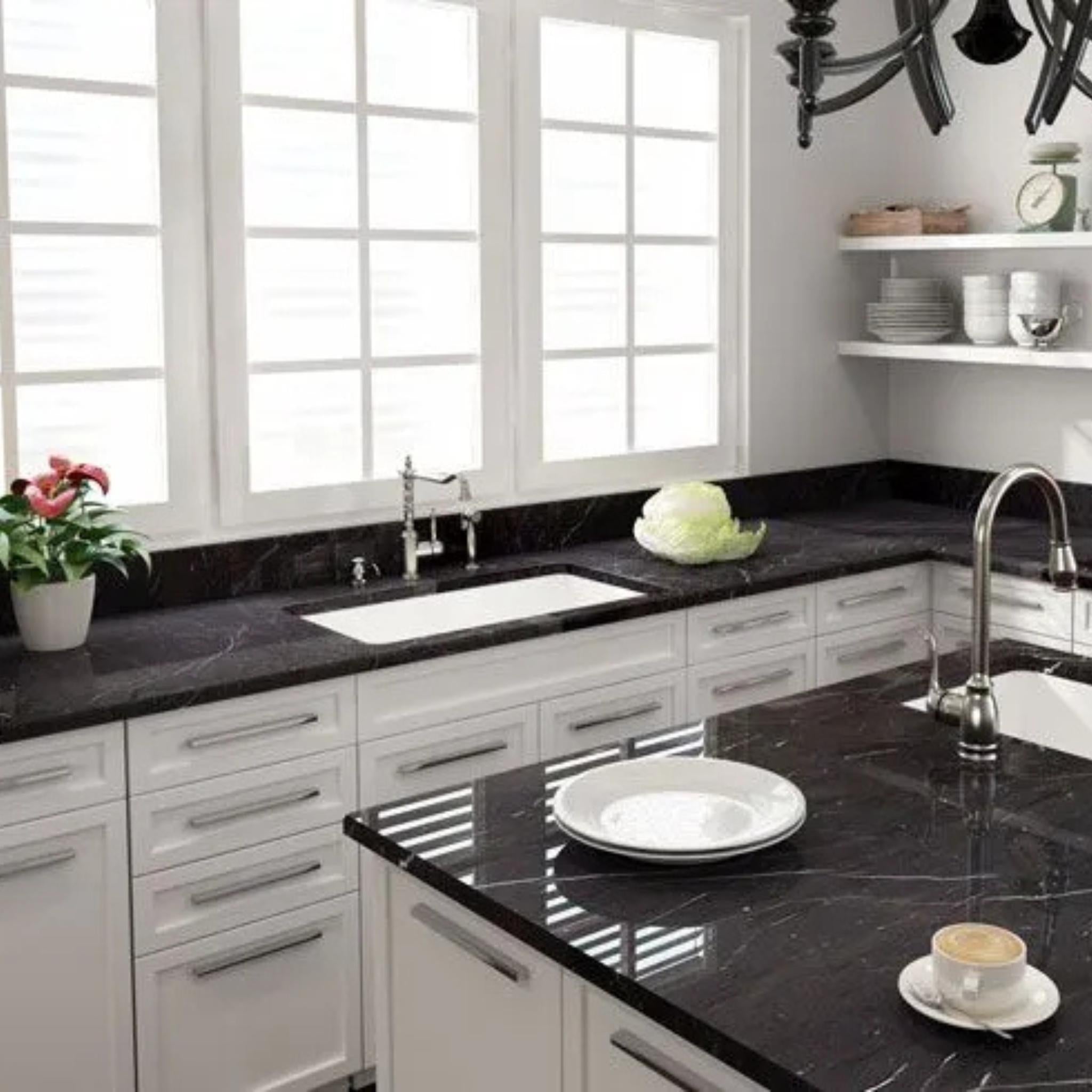 TURNER HASTINGS CUISINE INSET AND UNDERMOUNT FINE FIRECLAY SINGLE BOWL SINK GLOSS WHITE 810MM