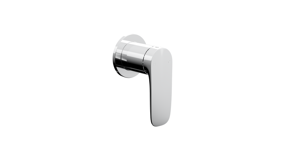 LINSOL CURVA WALL MIXER 124MM CHROME - Alternate View