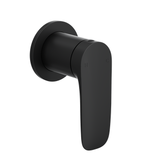 LINSOL CURVA WALL MIXER 124MM MATTE BLACK - Alternate View