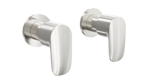 LINSOL CURVA WALL TOP ASSEMBLIES 87MM BRUSHED NICKEL - Alternate View