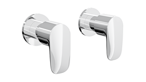 LINSOL CURVA WALL TOP ASSEMBLIES 87MM CHROME - Alternate View