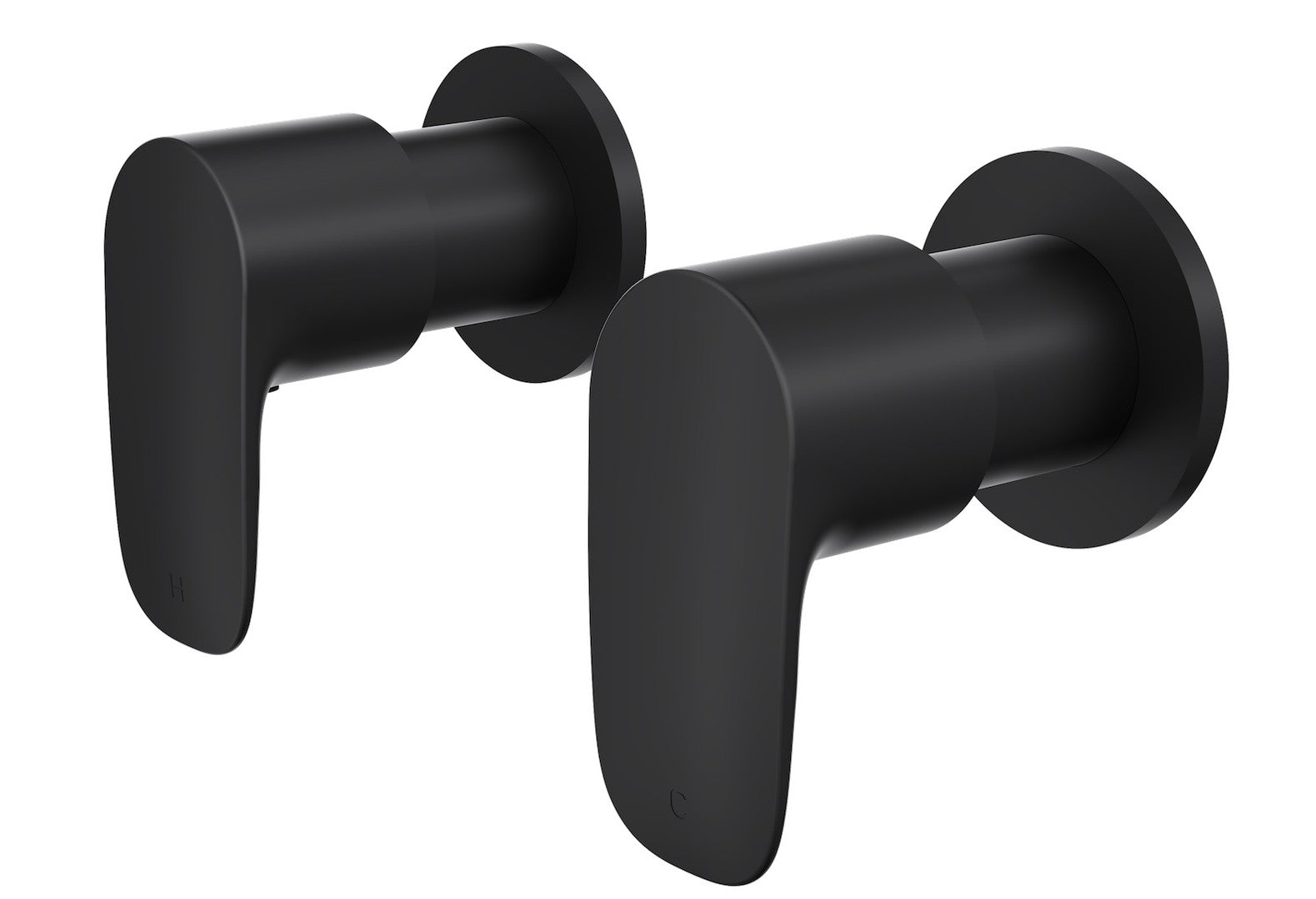 LINSOL CURVA WALL TOP ASSEMBLIES 87MM MATTE BLACK
