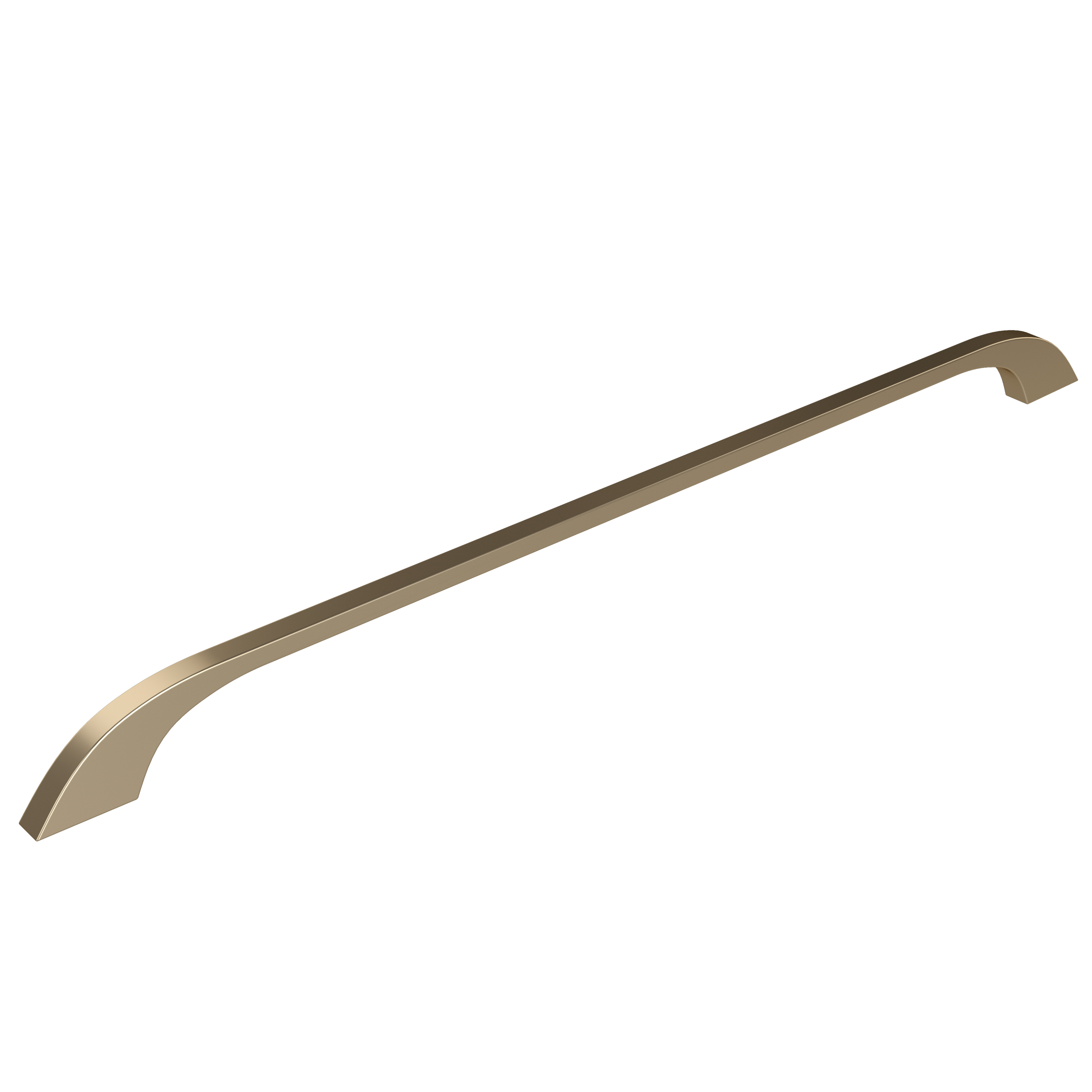TIMBERLINE CURVE HANDLE BRUSHED GOLD (AVAILABLE IN 198MM AND 359MM)