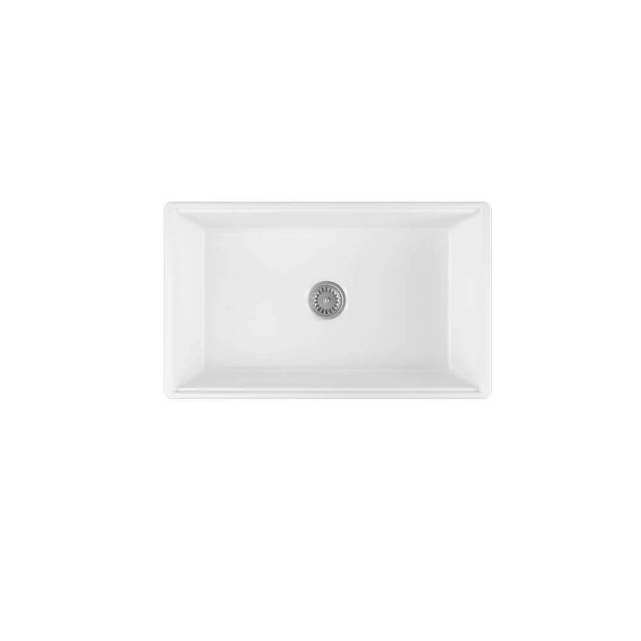 TURNER HASTINGS COVE FIRECLAY BUTLER SINK GLOSS WHITE 762MM