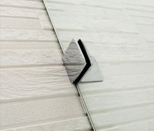 COVEY FIXED PANEL WITH CURVED CORNER BATH SCREEN CHROME