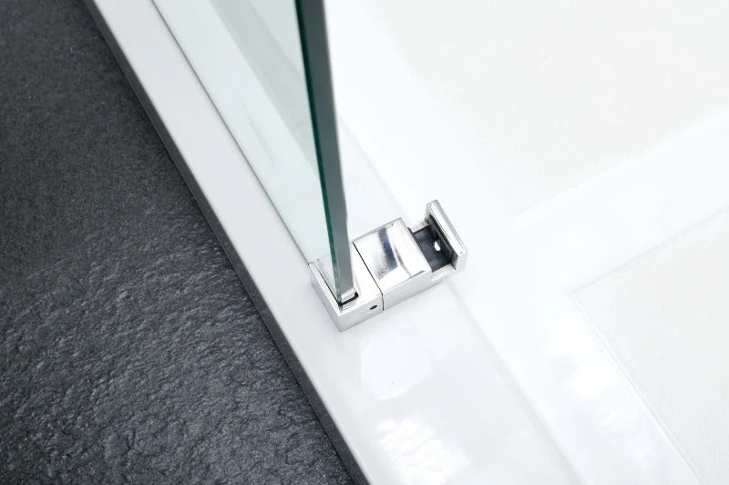 COVEY WALL TO WALL FRAMELESS 3 PANEL SINGLE SLIDING DOOR SHOWER SCREEN CHROME