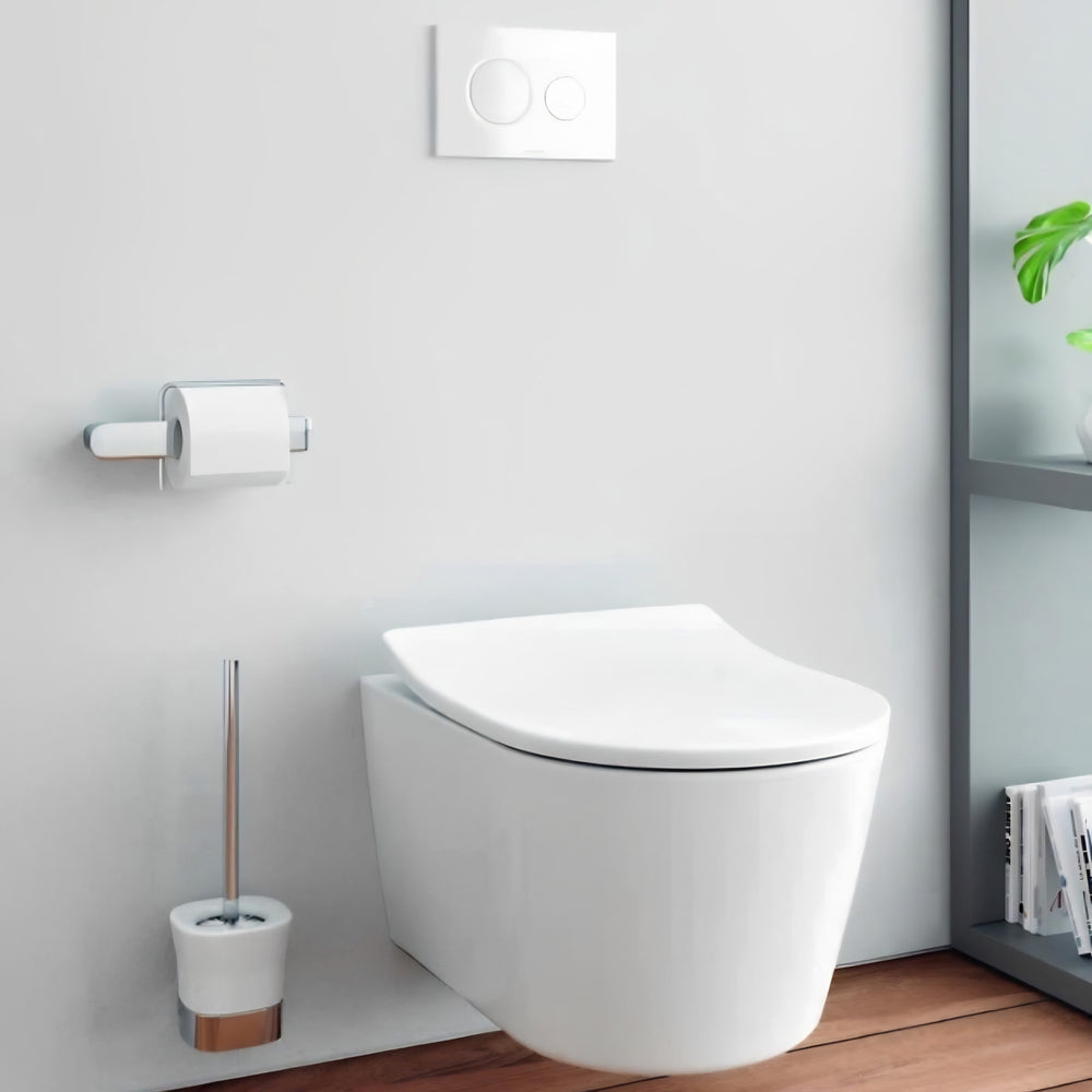TOTO CONTEMPORARY I WALL HUNG TOILET (D-SHAPE) GLOSS WHITE
