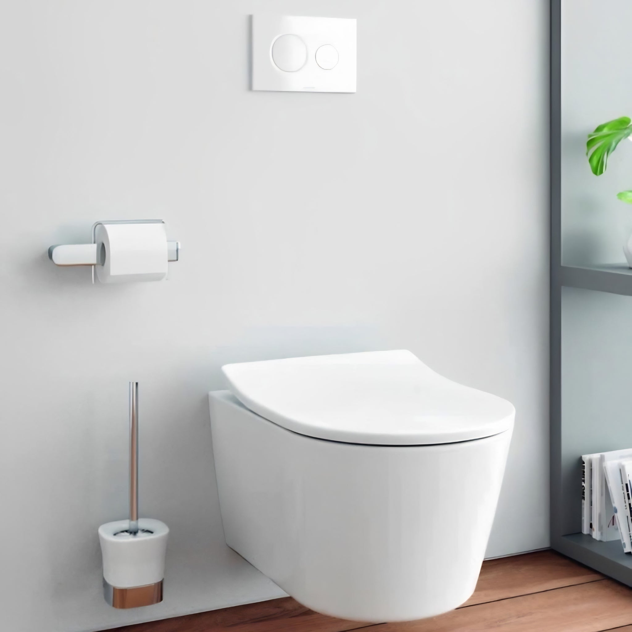 TOTO WALL HUNG TOILET (D-SHAPE) GLOSS WHITE