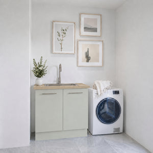 TIMBERLINE LAMINEX CLASSIC OAK NATURAL SINGLE BOWL LAUNDRY LAMINATE BENCHTOP