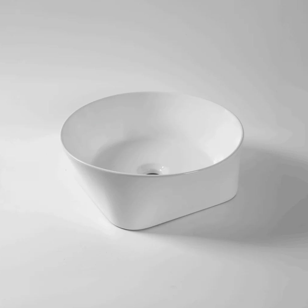 CLAYA DOVE OVAL ABOVE COUNTER BASIN GLOSS WHITE 400MM
