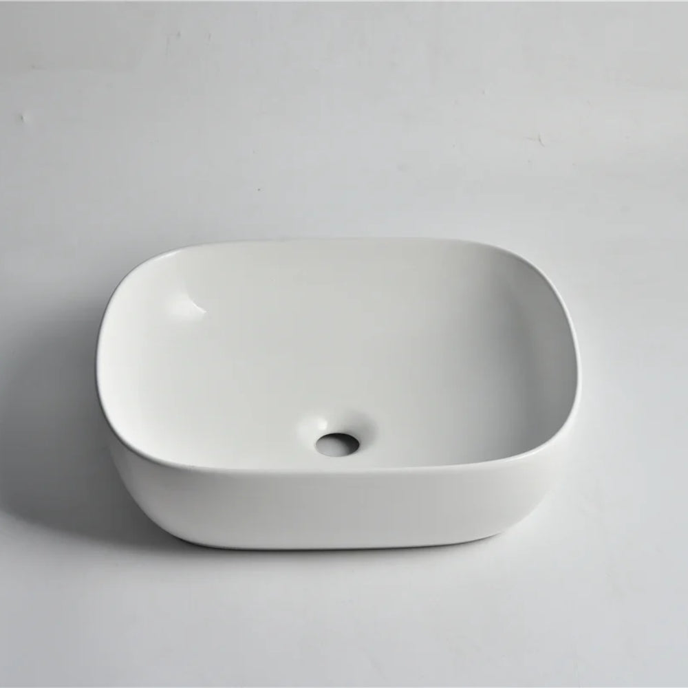 CLAYA OVAL ABOVE COUNTER BASIN MATTE WHITE 485MM