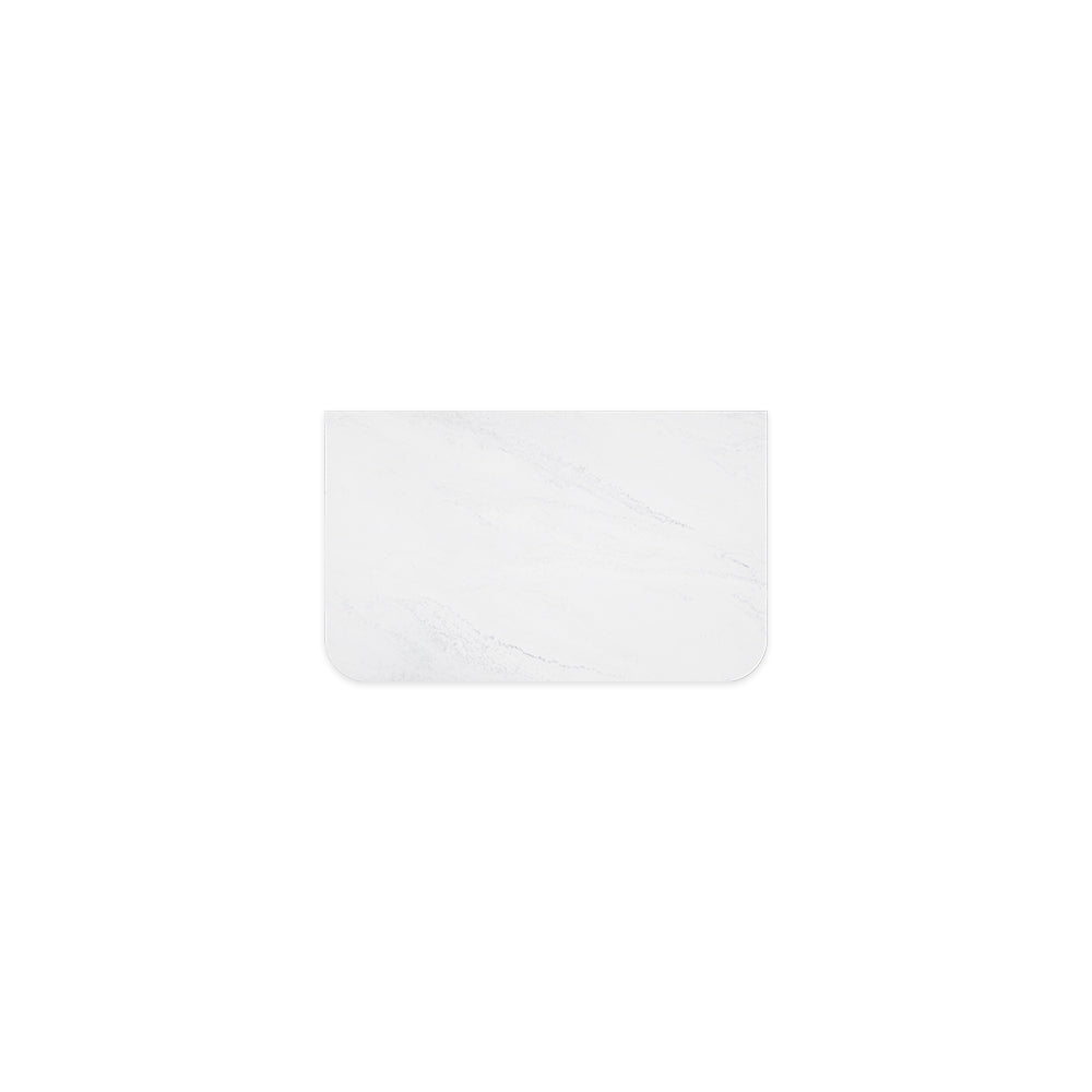 FIENZA CLOUDBURST CURVED SOLID SURFACE BENCHTOP (AVAILABLE IN 750MM, 900MM, 1200MM AND 1500MM)