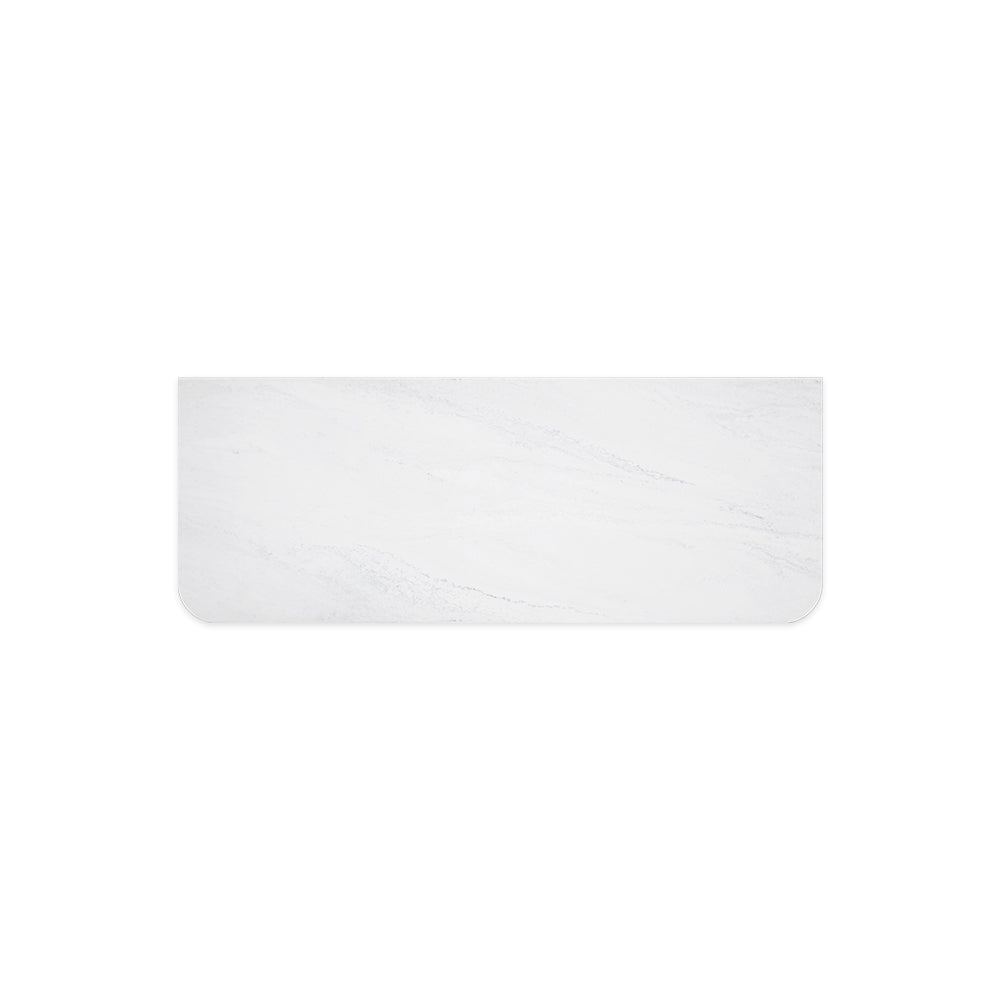 FIENZA CLOUDBURST CURVED SOLID SURFACE BENCHTOP (AVAILABLE IN 750MM, 900MM, 1200MM AND 1500MM)