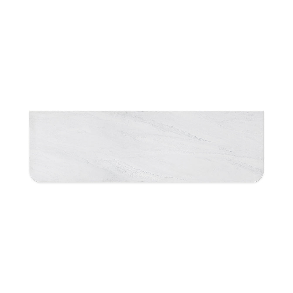 FIENZA CLOUDBURST CURVED SOLID SURFACE BENCHTOP (AVAILABLE IN 750MM, 900MM, 1200MM AND 1500MM)