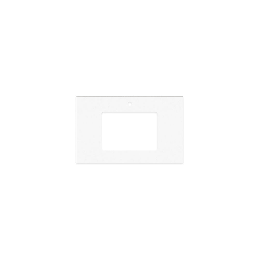 FIENZA CRYSTAL PURE SILICA FREE RECTANGULAR DEPTH STONE BENCHTOP WITH SINGLE UNDERMOUNT BASIN (AVAILABLE IN 600MM, 750MM, 900MM, 1200MM, 1500MM AND 1800MM)