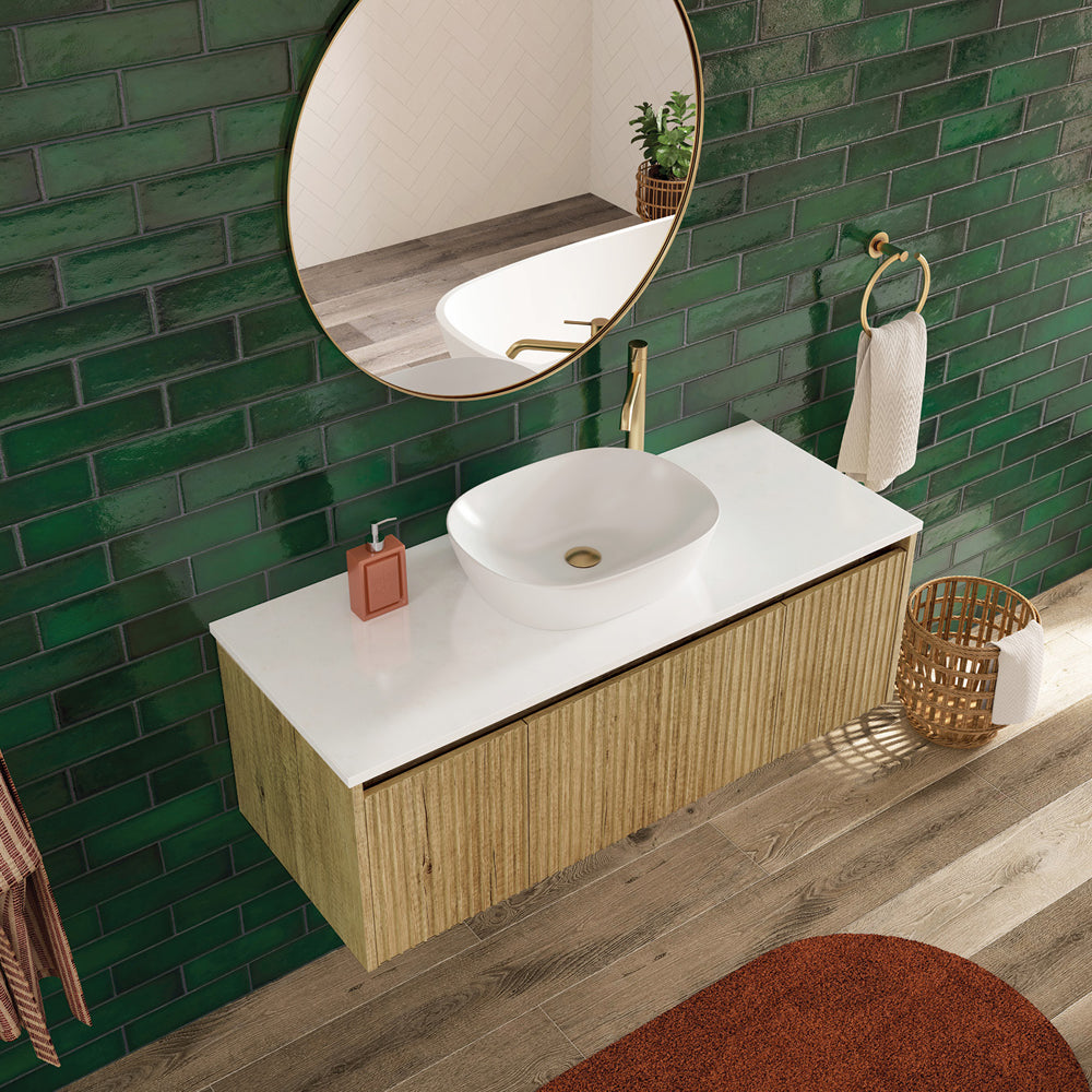 FIENZA CRYSTAL PURE SILICA FREE RECTANGULAR STONE BENCHTOP (MULTIPLE SIZES AVAILABLE)