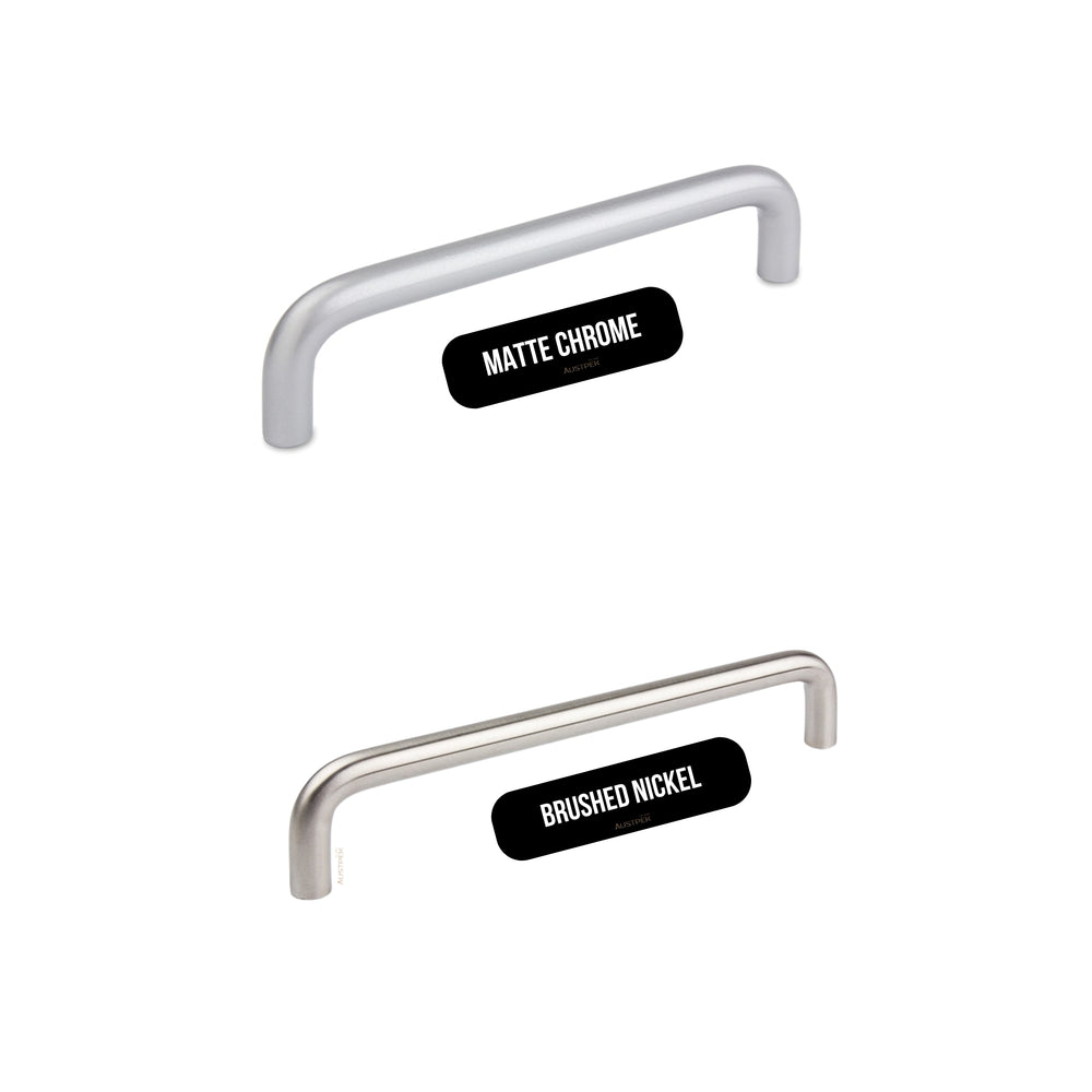 MODULR SQUARE HANDLE 96MM BRUSHED NICKEL
