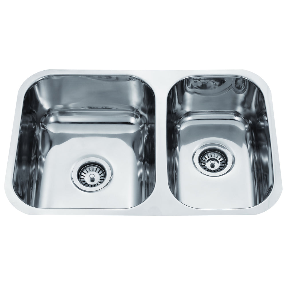 IKON CORA 1.5 BOWL UNDERMOUNT SINK STAINLESS STEEL 695MM