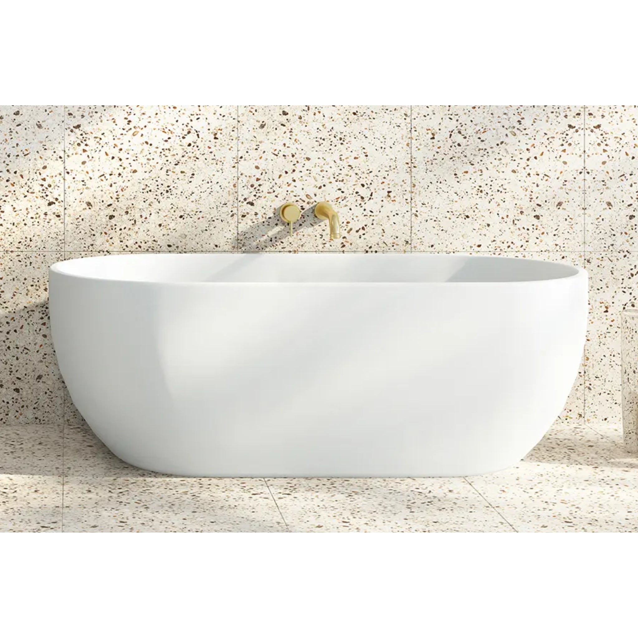 DECINA VALENTINA FREESTANDING BATH GLOSS WHITE (AVAILABLE IN 1500MM AND 1700MM)