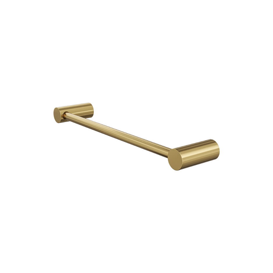 Linsol Dotti Hand Towel Rail 300mm Brushed Brass