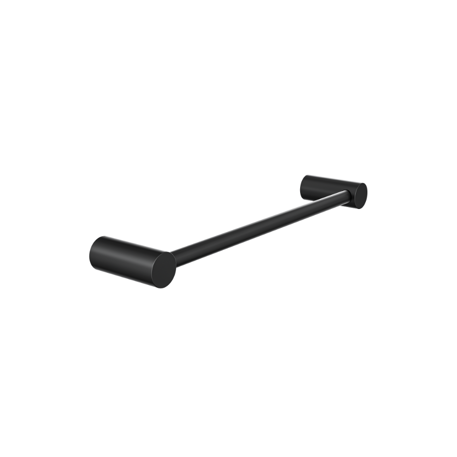 Linsol Dotti Hand Towel Rail 300mm Matte Black - Alternate View